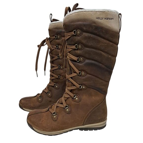 Helly Hansen Waterproof SKULD 3 Lace Up Lined Winter Boots Cornstalk/Slate Sz 6 - Picture 16 of 17